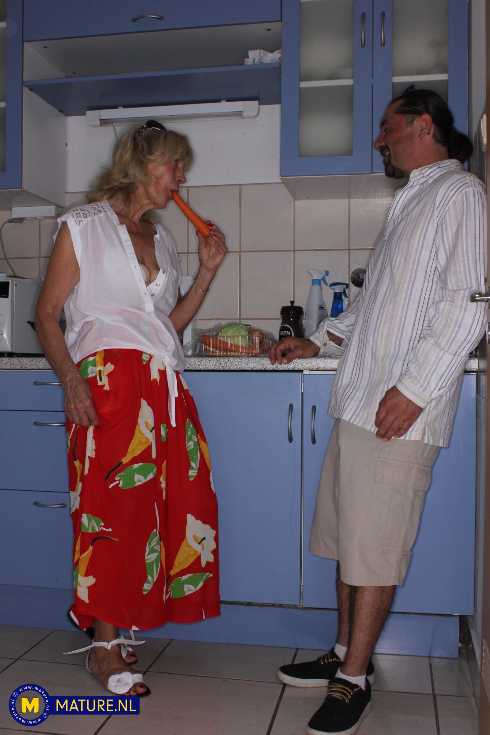 Mature.nl – Lucky To Fuck My Skinny 68 Year Old Granny Landlord Eleanor In Her House When Her Husband Just Left