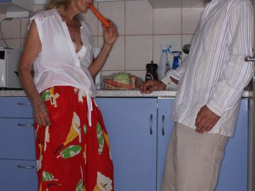 Mature.nl – Lucky To Fuck My Skinny 68 Year Old Granny Landlord Eleanor In Her House When Her Husband Just Left